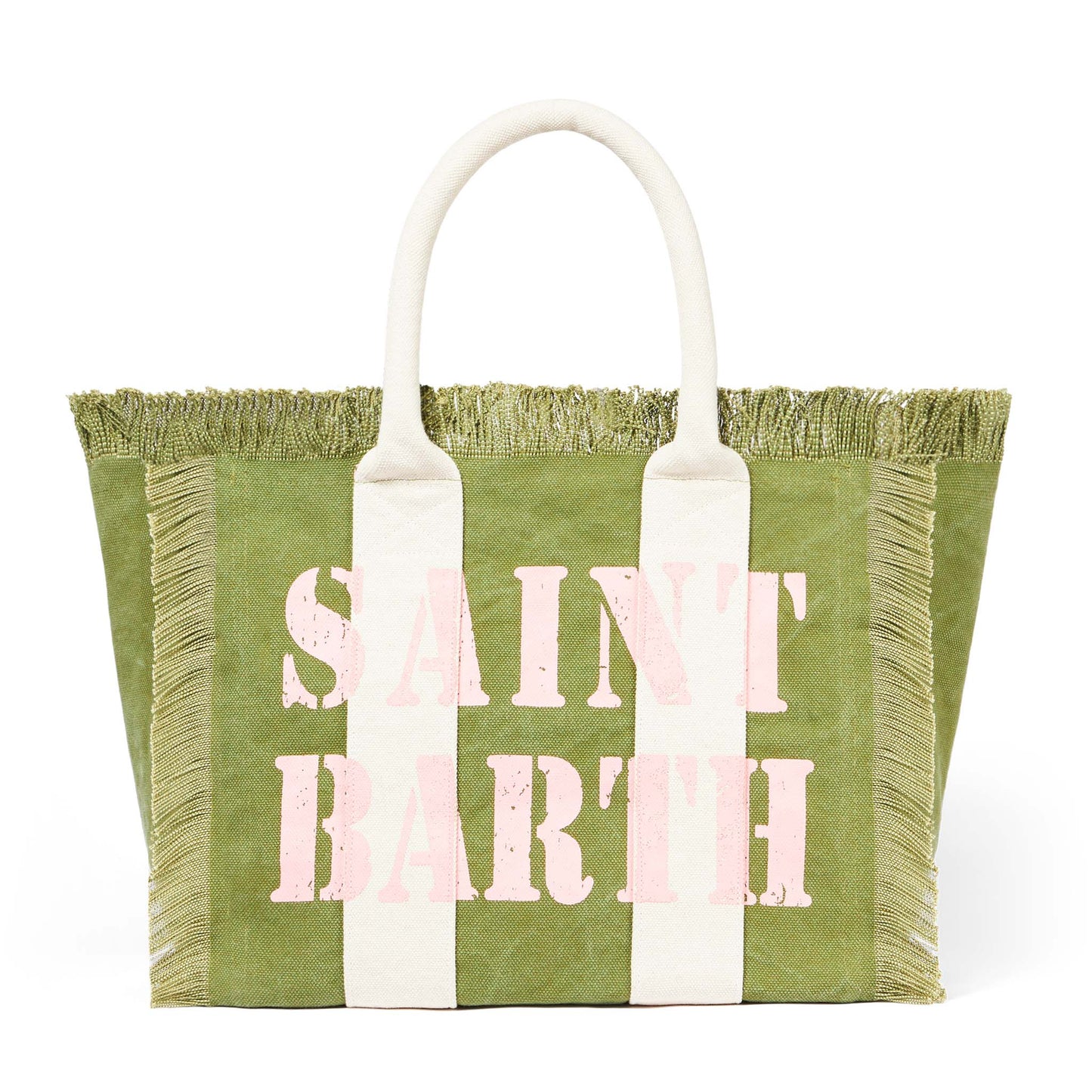 Vanity canvas shoulder bag with logo print - MC2 Saint Barth