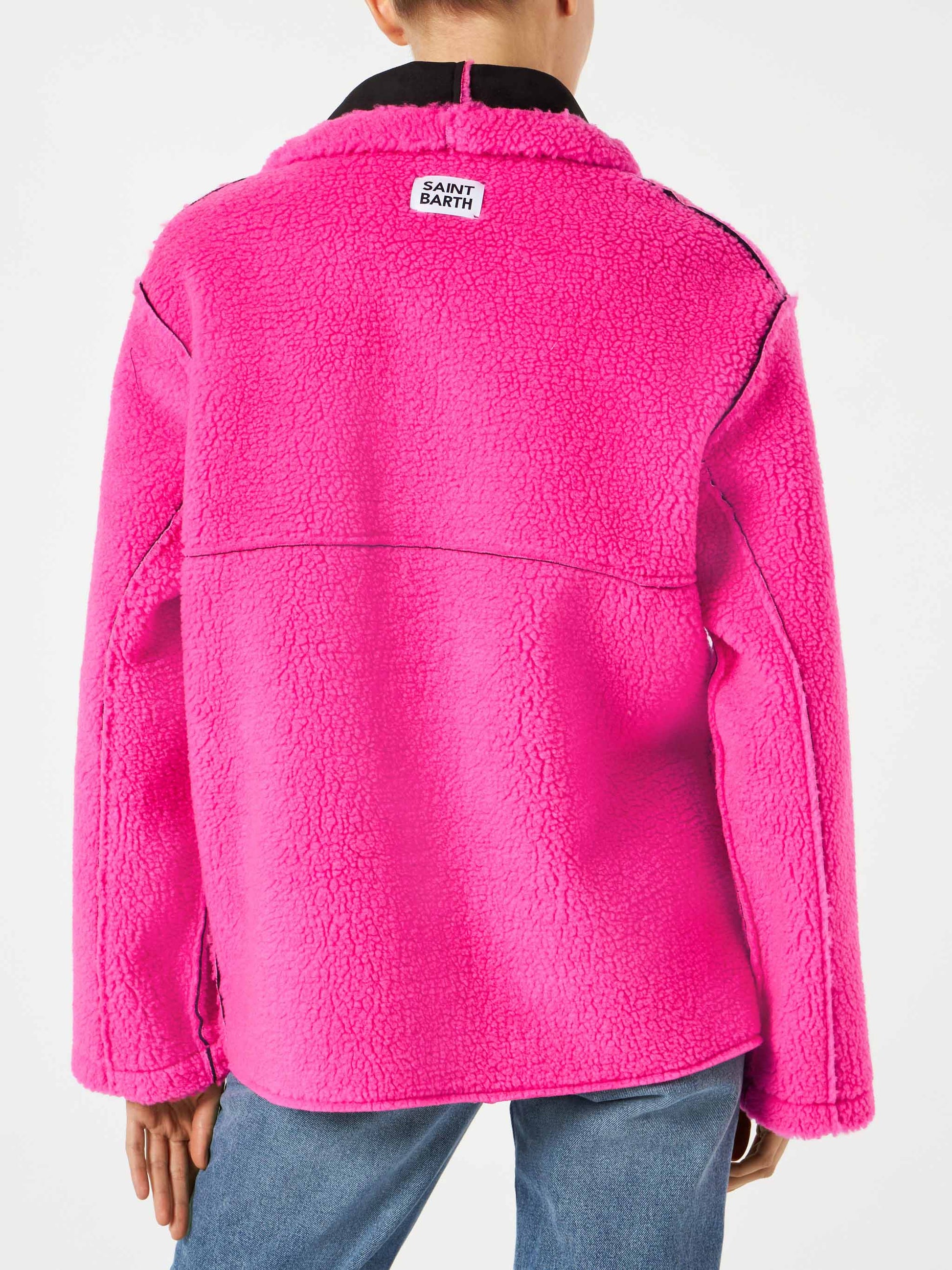 Woman reversible shearling jacket - MC2 Saint Barth