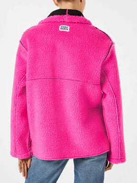 Woman reversible shearling jacket - MC2 Saint Barth