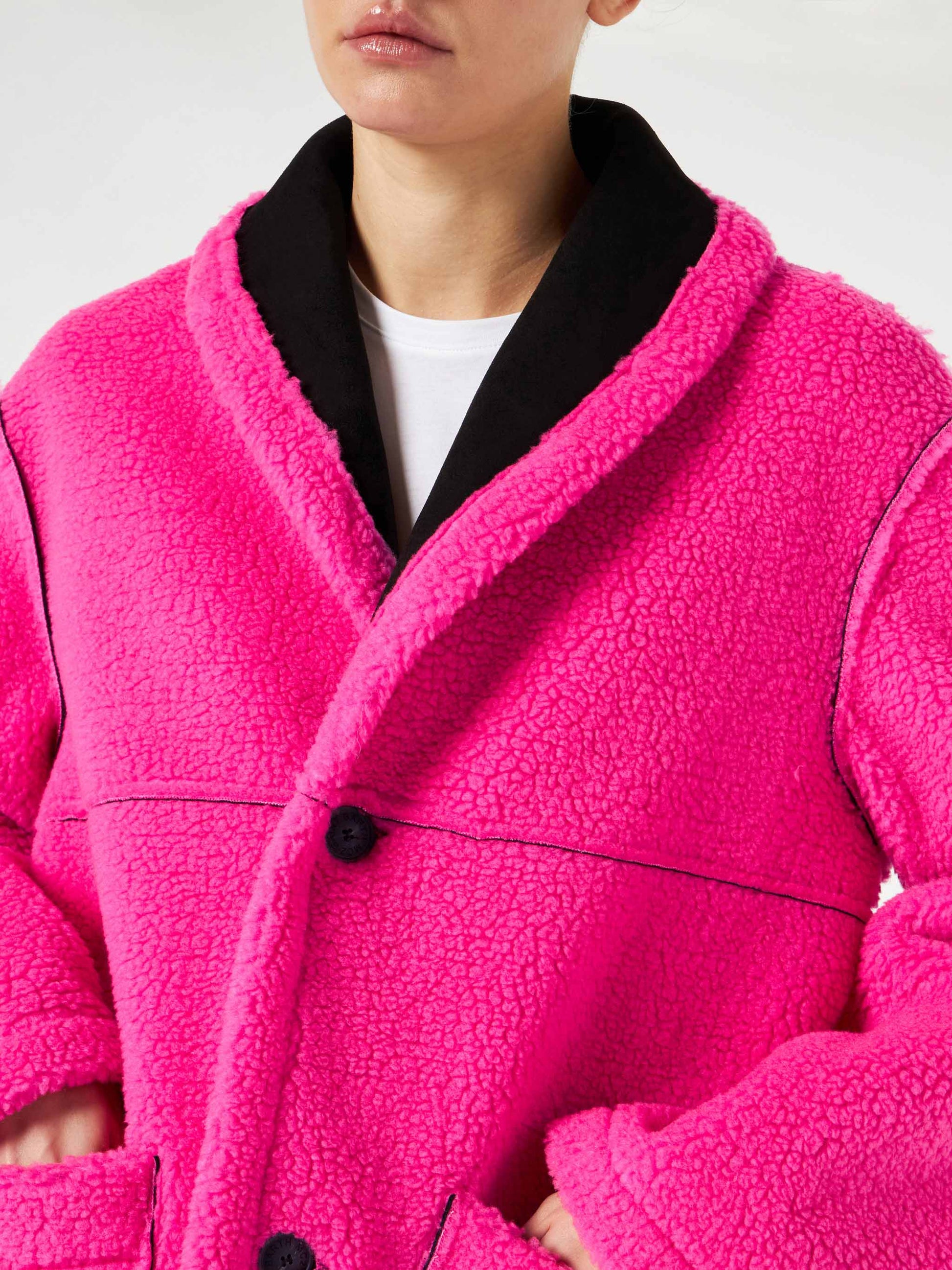 Woman reversible shearling jacket - MC2 Saint Barth