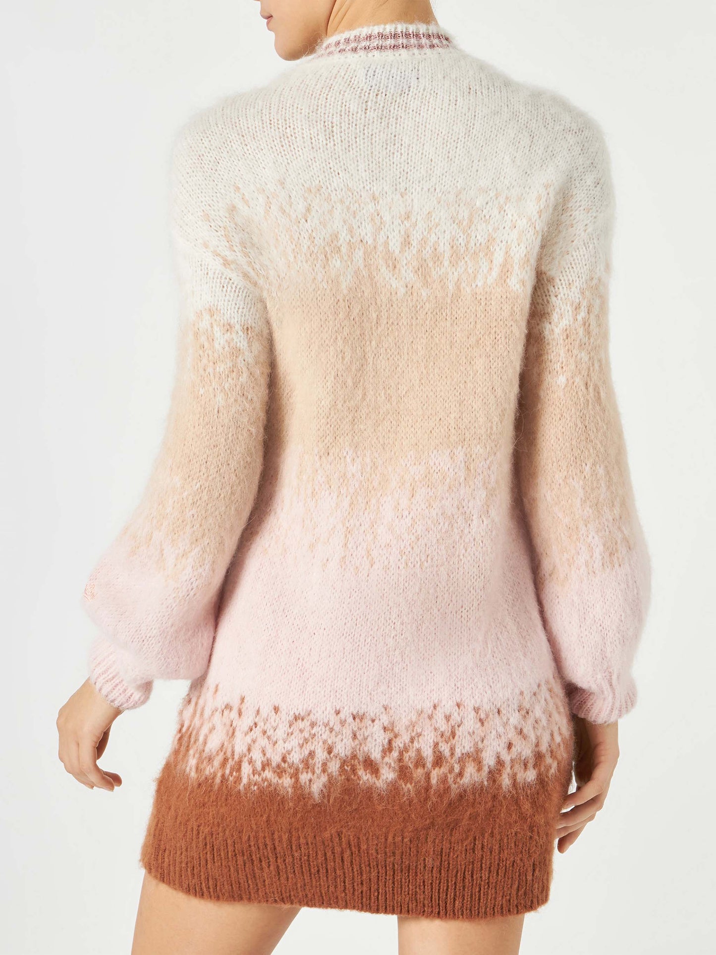 Brushed knit dress with lurex details - MC2 Saint Barth