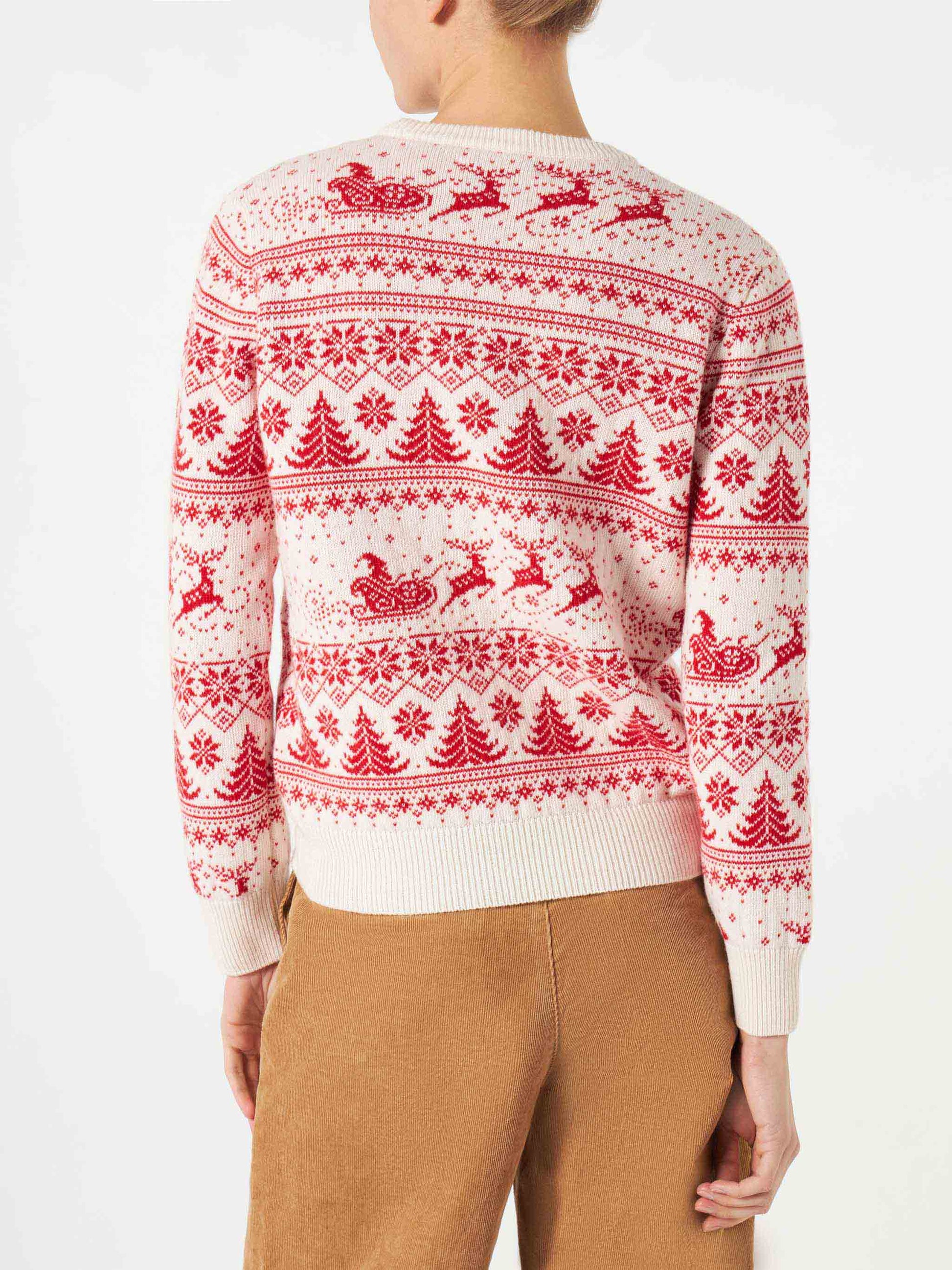 Woman sweater with Christmas print - MC2 Saint Barth