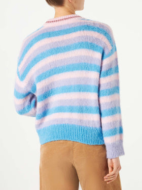 Brushed knit sweater with lurex details - MC2 Saint Barth